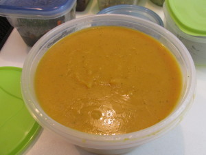 pumpkin lentil soup